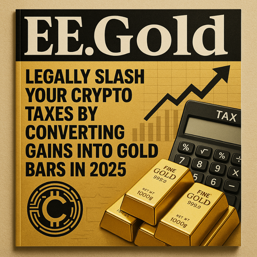 Legally Slash Your Crypto Taxes by Converting Gains into Gold Bars in 2025 Legally Slash Your Crypto Taxes by Converting Gains into Gold Bars in 2025